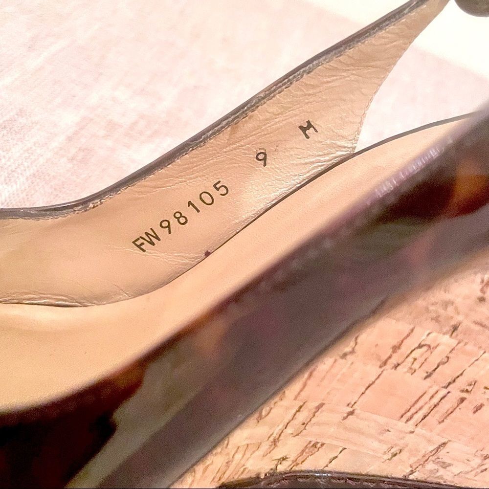 Stuart Weitzman Leopard Wedge Sandals - Picture 11 of 13